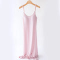 כתונת הנקה עם כתפיות דקות וחזייה מובנית – ורוד עתיק